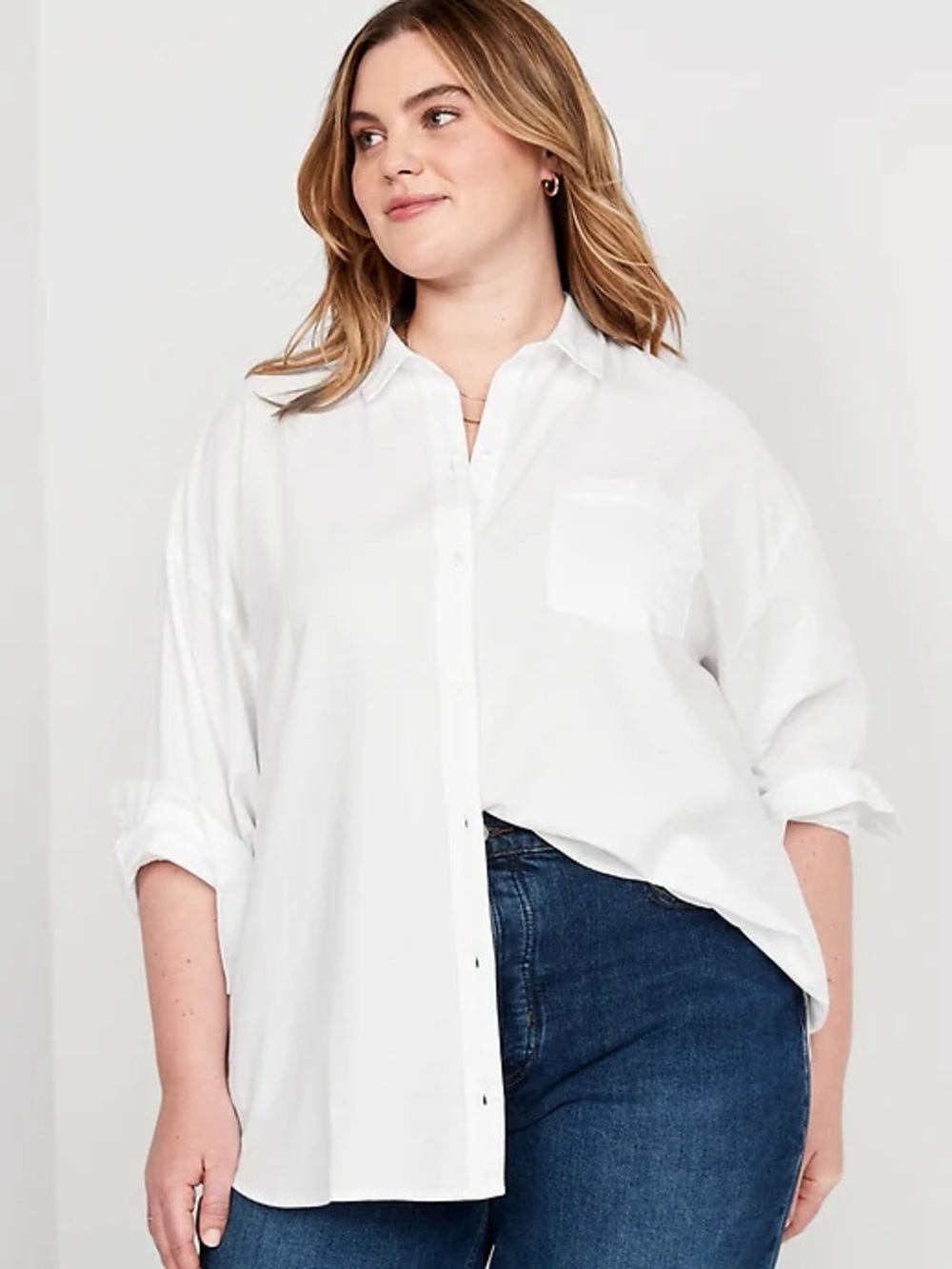 Old Navy Women’s ‘The Boyfriend Shirt’